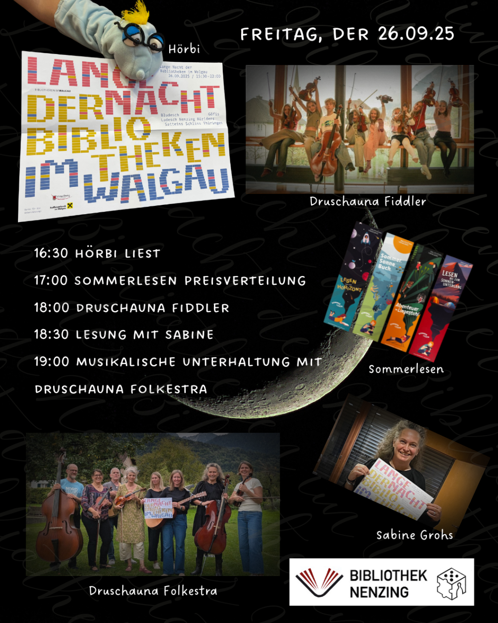 Lange Nacht der Bibliotheken im Walgau 2025
