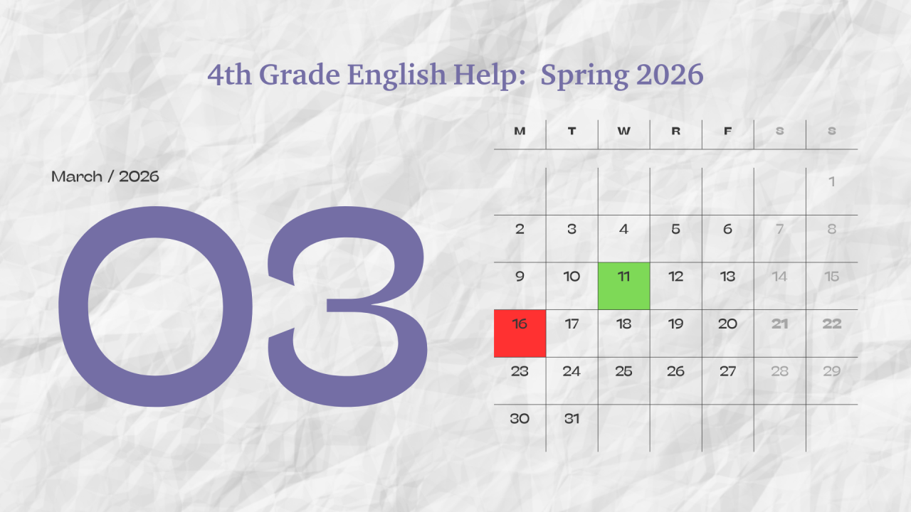 4th Grade EH March 26