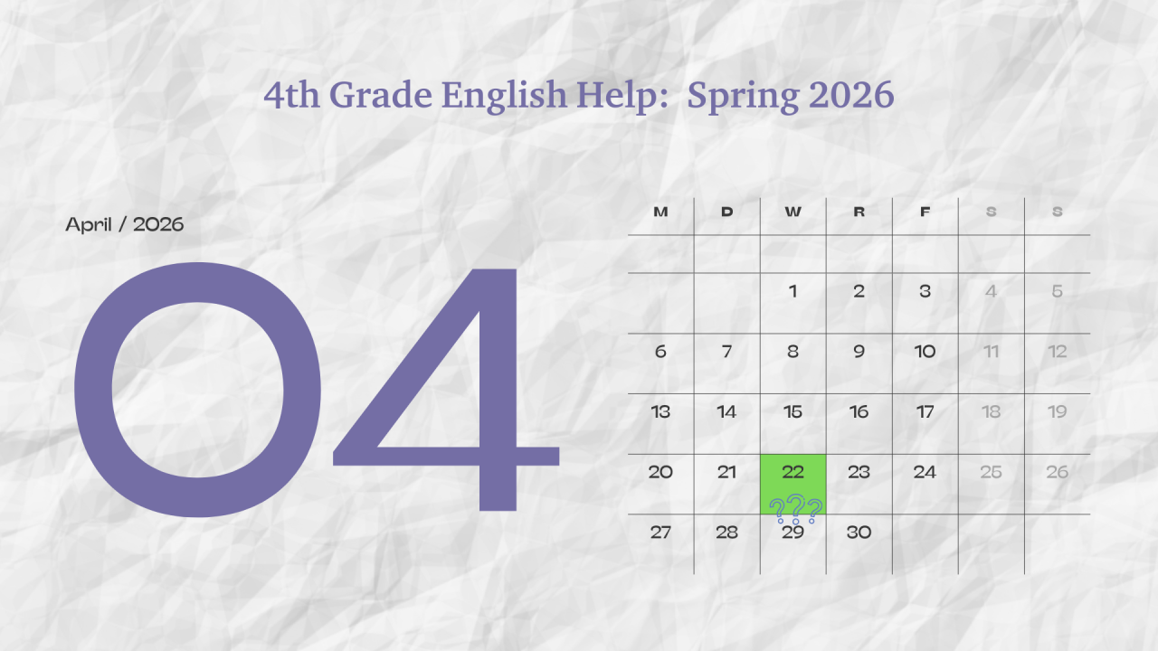 4th Grade EH April 26