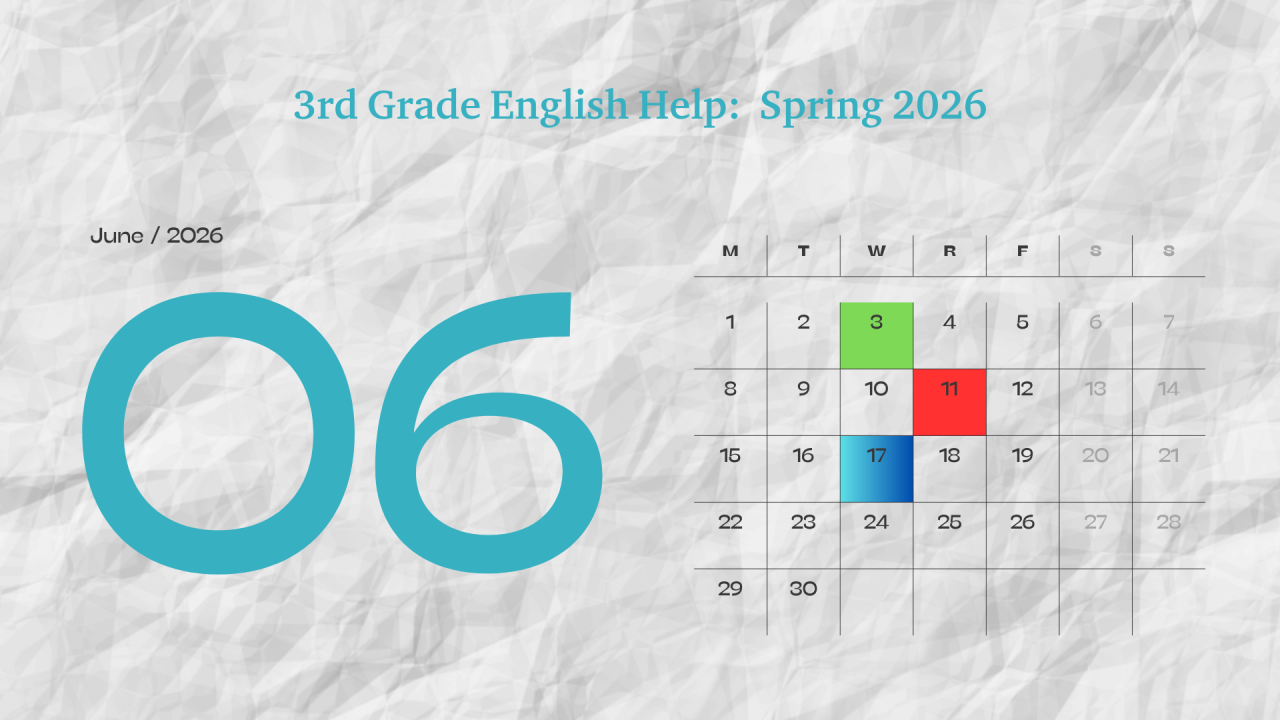 3rd Grade EH June 26