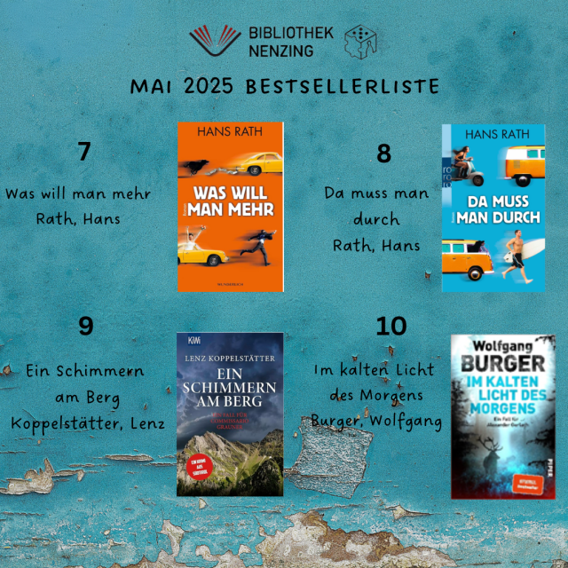 Mai 2025 Bestsellerliste 2