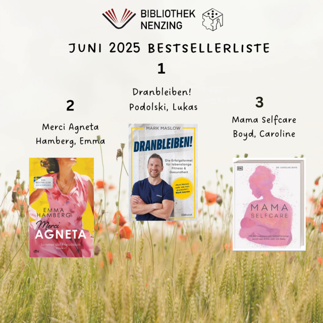 1 - 3 Bestseller Juni 2025