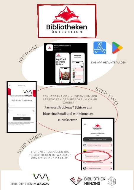 Bibliotheken Österreich App Anleitung 2