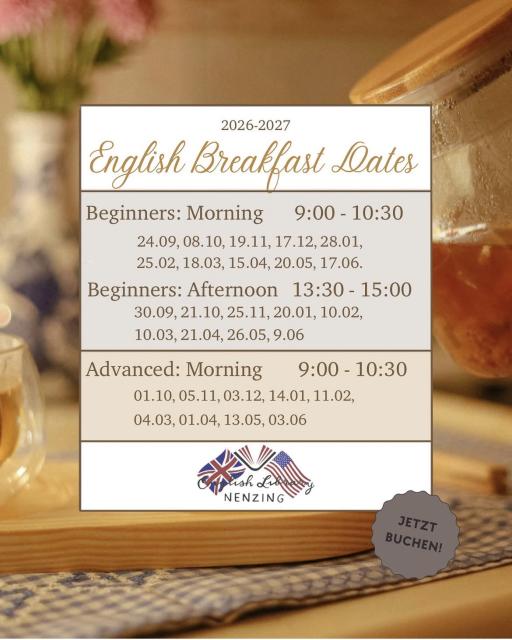 English Breakfast Dates 