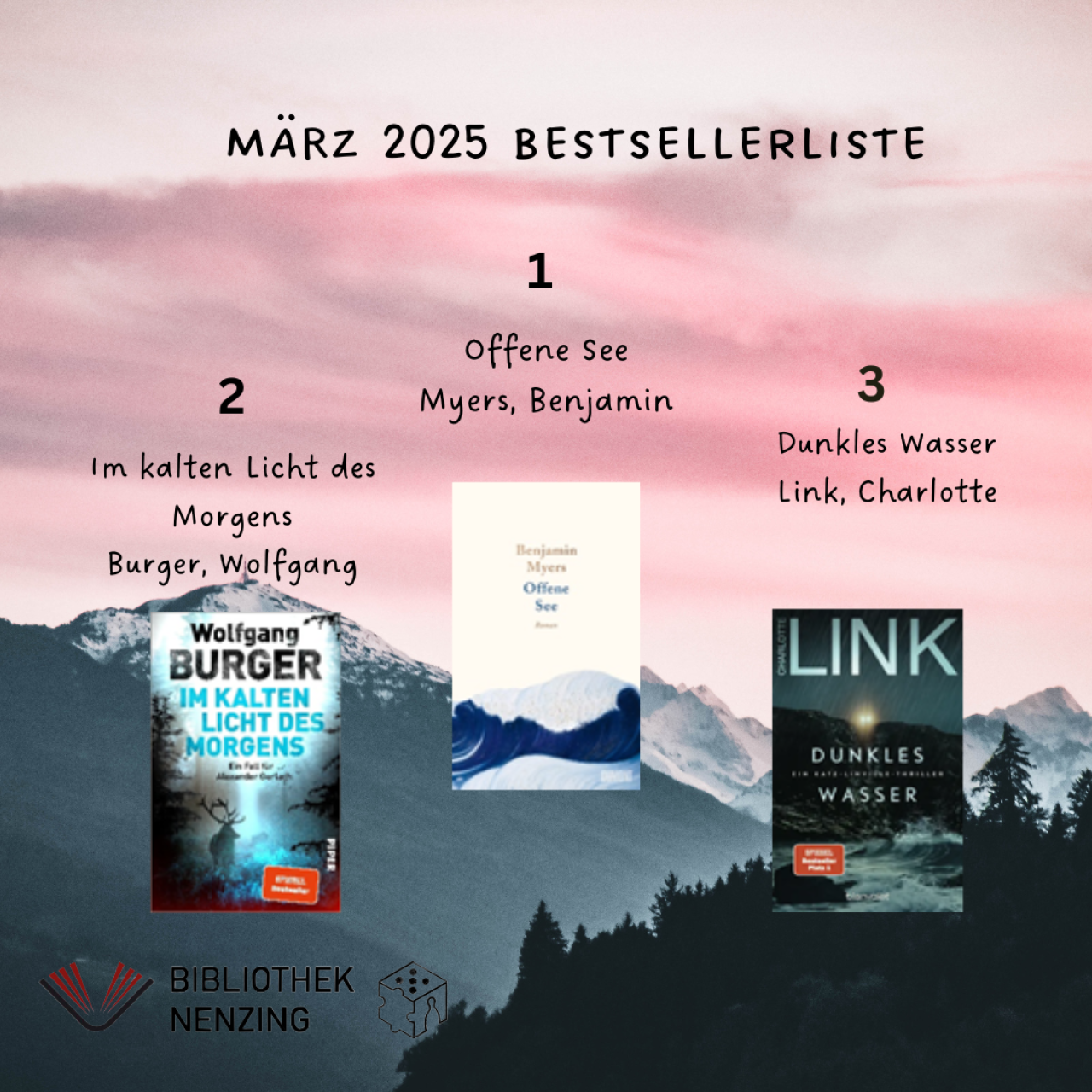 Bestsellerliste März 2025 Seite 1