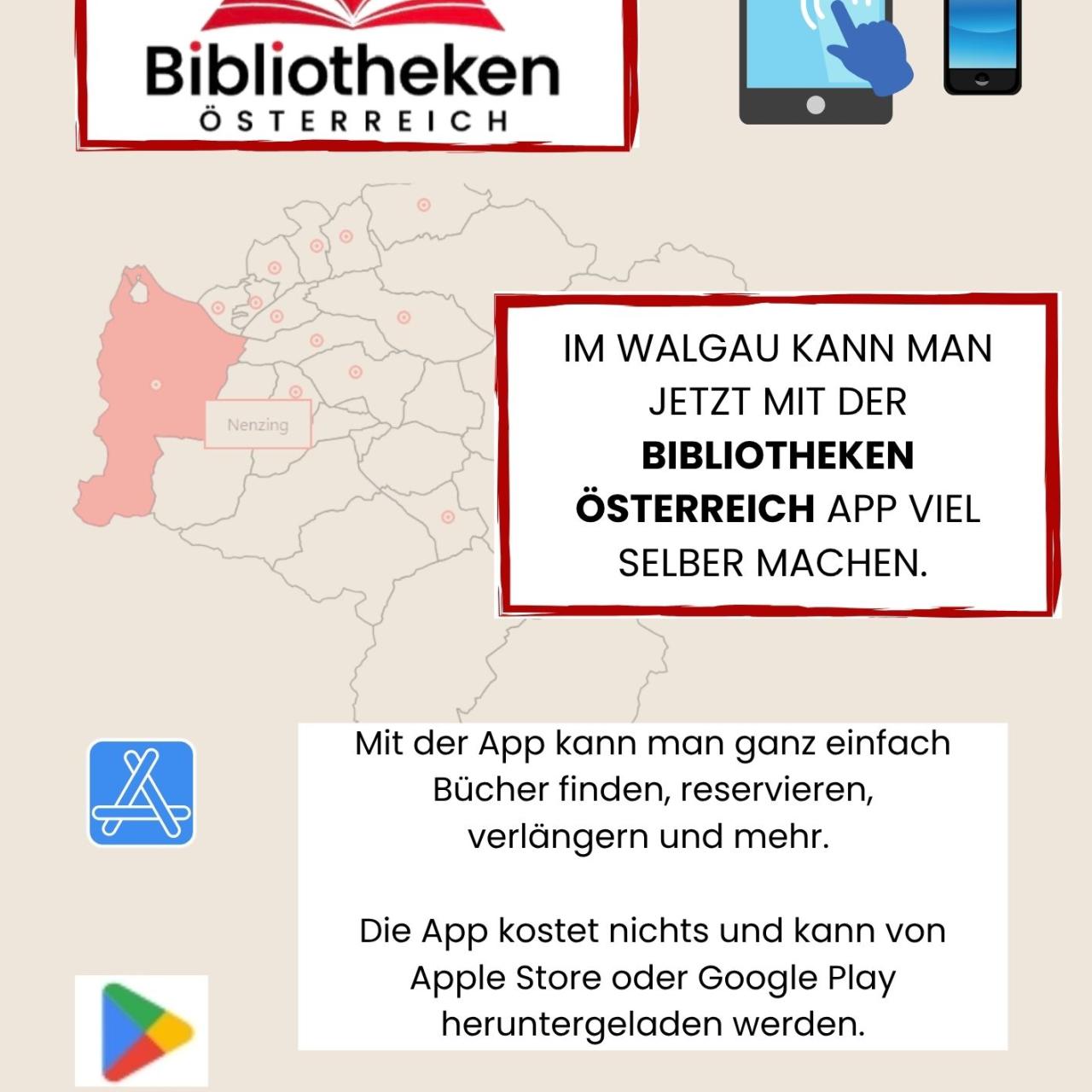 Bibliotheken Österreich App Anleitung Seite 1