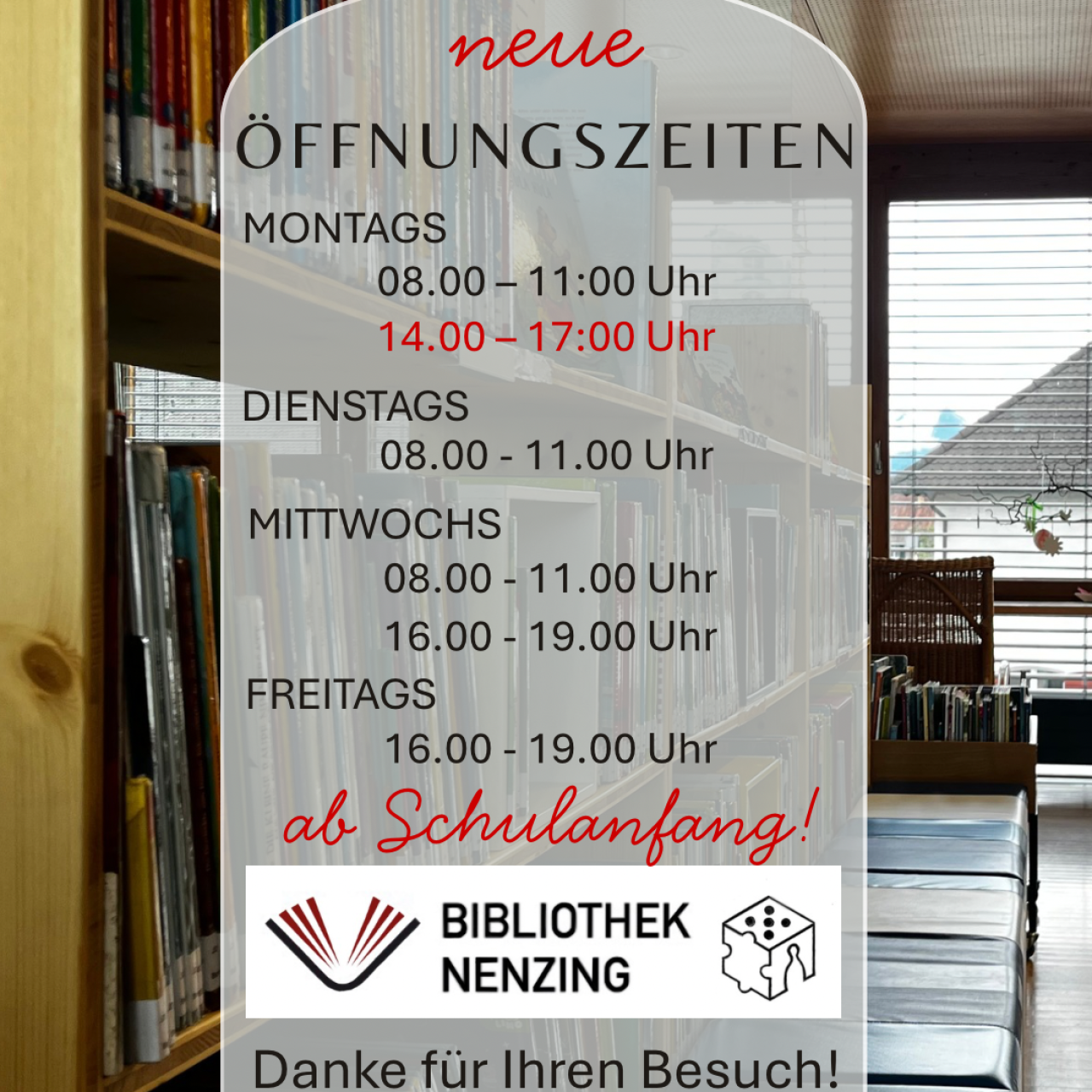 Herbst 2026 Öffnungszeiten