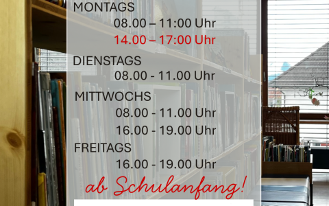 Herbst 2026 Öffnungszeiten